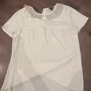 Ann Taylor White/Cream Blouse